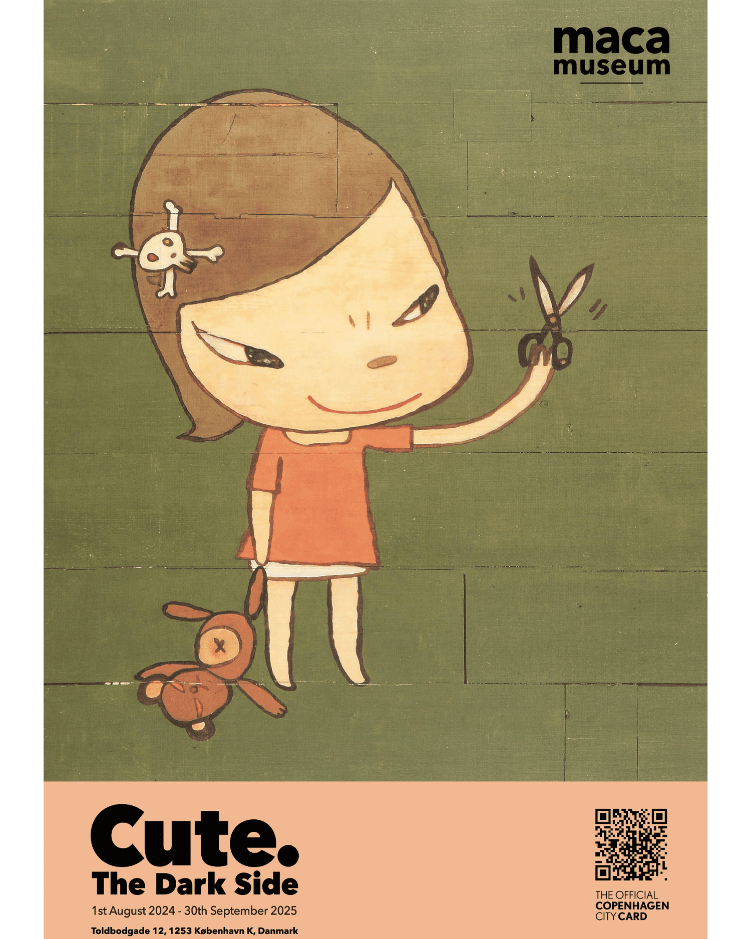 A limited edition exhibition poster of 1000: “Cute. The Dark Side